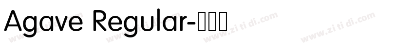 Agave Regular字体转换 Agave Regular字体转换